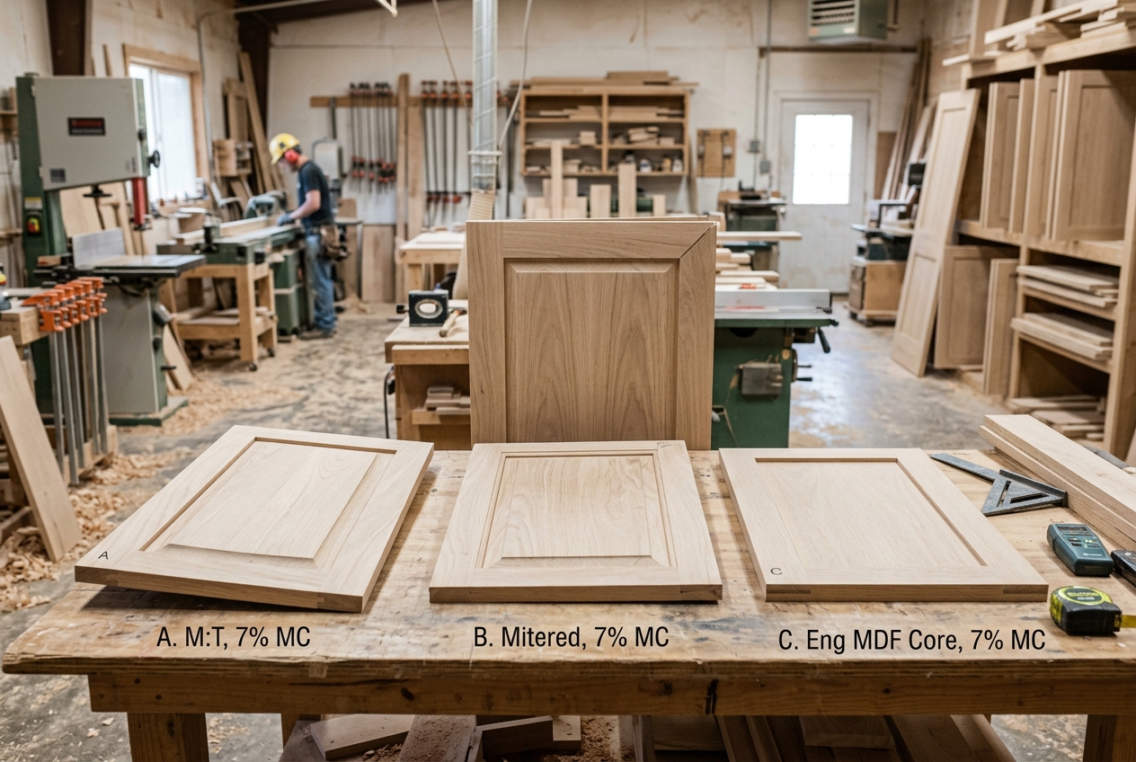 How Do Moisture Content and Panel Construction Affect Warping in Wholesale Cabinet Doors?