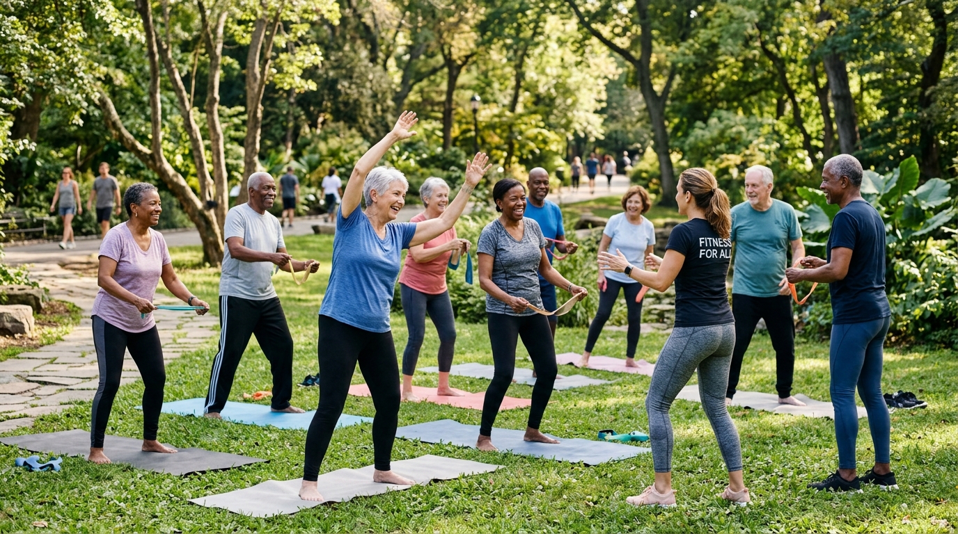 Which Balance and Resistance Exercises Preserve Muscle Mass in Physical Exercise for Seniors?